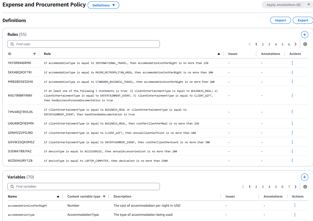 Automated Reasoning Rules